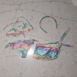 Build-a-bear Rainbow Bikini